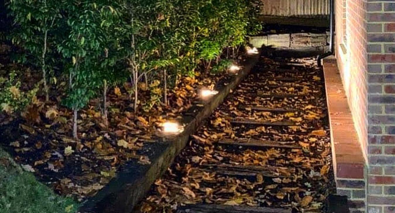 Outdoor lighting electrician in Bracknell